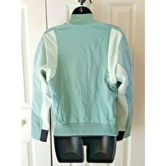 Adidas FK1035 Women's Sz Large USA Volleyball Green Varsity Bomber Jacket $100+ - Picture 10 of 11